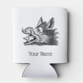 tekening van de trekbaan van de Wilde Boer Blikjeskoeler (Achterkant)