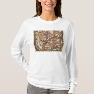 Tekening van een denkbeeldige gevangenis t-shirt