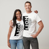 Tekening van een leeuwenkop t-shirt (Unisex)