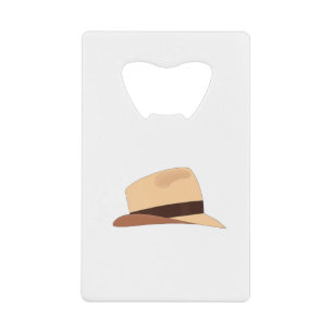 Tekening van een Panamees pet Kredietkaart Flessenopener