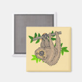 Tekening van een sleuf ondersteboven magneet (Voorkant / Achterkant)