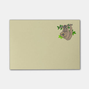 Tekening van een sleuf ondersteboven post-it® notes