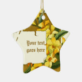  tekening van geel jasmijn ornament (Rechts)