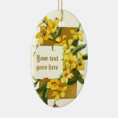  tekening van geel jasmijn ornament (Rechts)