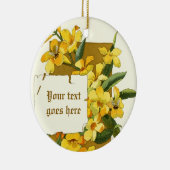  tekening van geel jasmijn ornament (Rechts)