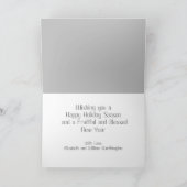 tekening van gnomen in de sneeuw kaart (Binnen)