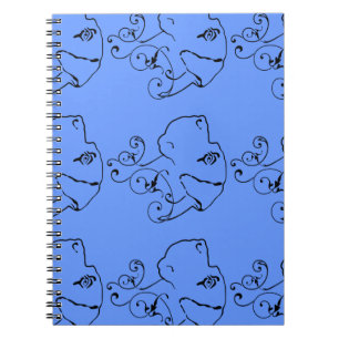 Tekening van Grote Danehond kop Notitieboek