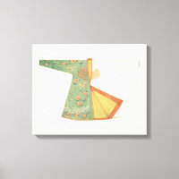 Tekening van halfvoltooide Kimono