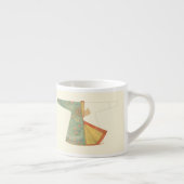 Tekening van halfvoltooide Kimono Espresso Kop (Rechts)