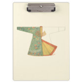 Tekening van halfvoltooide Kimono Klembord (Voorkant)