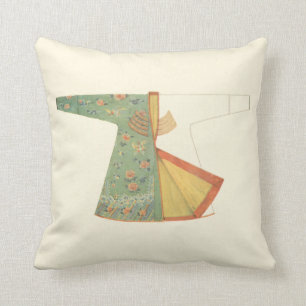 Tekening van halfvoltooide Kimono Kussen