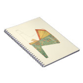 Tekening van halfvoltooide Kimono Notitieboek (Rechterzijde)