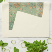 Tekening van halfvoltooide Kimono Theedoek (Gevouwen)