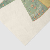 Tekening van halfvoltooide Kimono Tissuepapier (Detail)