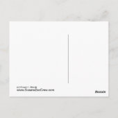 Tekening van het Eagle Collage Potlood Briefkaart (Achterkant)