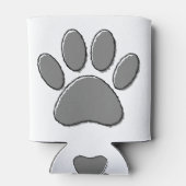 Tekening van puppy pupw blikjeskoeler (Achterkant)