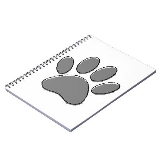 Tekening van puppy pupw notitieboek (Linkerzijde)