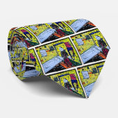 Tekening van tandheelkunde stropdas (Opgerold)