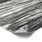 Tekening van vuurtoren en zeilboten poster (Hoek)