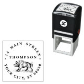 Tekeningen van Wilde Zwijnen uit het Verleden BW # Zelfinktende Stempel (In situ)