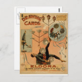 Tekenkaarten, "Eldora", jongleur van de wereld Briefkaart (Voorkant / Achterkant)