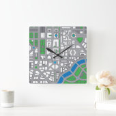 Tekenkaarten Vierkante Klok (Huis)