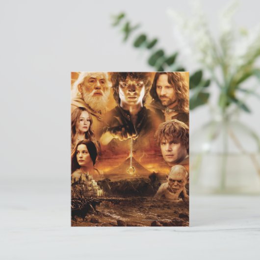 Tekenkollage 2 briefkaart (Staand voorkant)