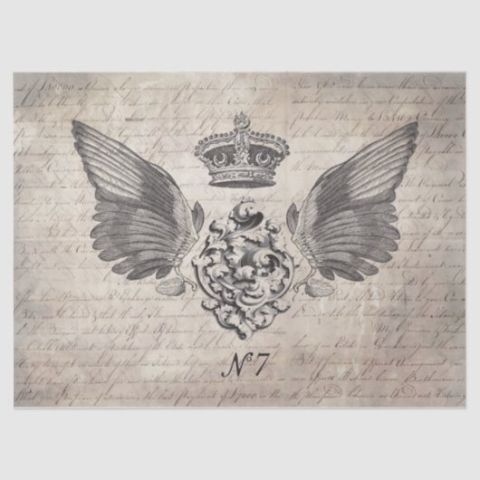 Tekenpapier voor loskoppeling van vleugels tissuepapier (Voorkant)