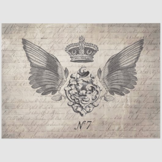 Tekenpapier voor loskoppeling van vleugels tissuepapier (Voorkant)