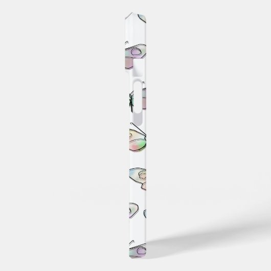 Tekenpatroon voor vlindervleugel Case-Mate iPhone case (Achterkant / Links)