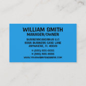 Tekenpenseel Visitekaartje (Achterkant)