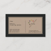 Tekenpenseel Visitekaartje (Achterkant)