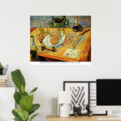 Tekenraad, Pipe en uien - Vincent van Gogh Poster (Thuiskantoor)