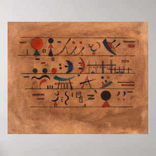 Tekenreeksen van Wassily Kandinsky Poster