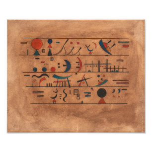 Tekenreeksen Wassily Kandinsky Foto Afdruk