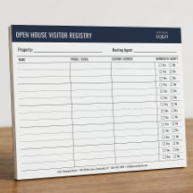 Tekenregister voor bezoekers van openhuizen voor m