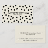 Tekens/expressief Visitekaartje (Voorkant / Achterkant)