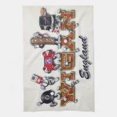 Tekens met tekenfilm theedoek (Verticaal)