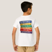 Tekens telt T-shirt (Achterkant volledig)