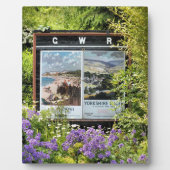 TEKENS VAN DE OUDE TREINSTATION FOTOPLAAT (Voorkant)