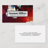 Tekenverf Geborstelde achtergrond Visitekaartje (Voorkant / Achterkant)