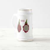 Tekenvruchtenafbeelding cartoon bierpul (Voorkant links)