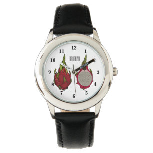 Tekenvruchtenafbeelding cartoon horloge