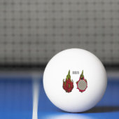 Tekenvruchtenafbeelding cartoon pingpongballen (Net)