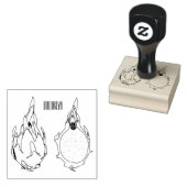 Tekenvruchtenafbeelding cartoon 	rubberstempel (Gestempeld)