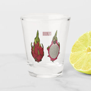 Tekenvruchtenafbeelding cartoon shot glas