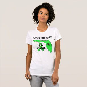 Tekenziekte in Florida Lyme-bewustzijnsshirt T-shirt
