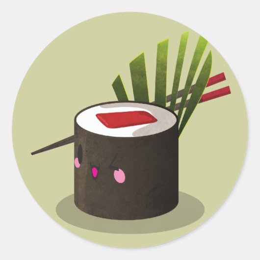 Tekka Maki Ronde Sticker (Voorkant)