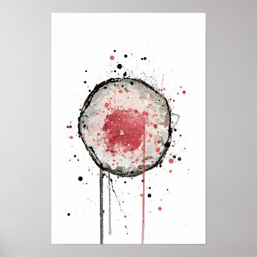 Tekkamaki Tuna Sushi Roll Poster (Voorkant)