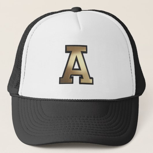 Tekst "A" Trucker Pet (Voorkant)